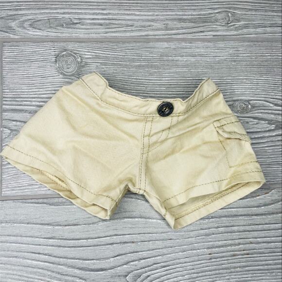 Red and blue shirt with tan shorts Build-A-Bear doll/bear clothes - Picture 6 of 6